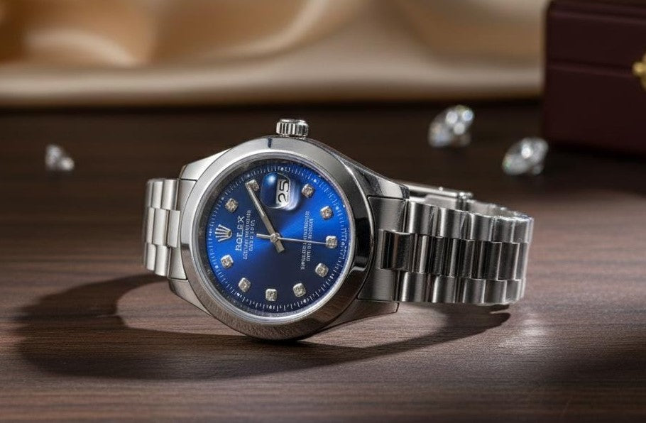 Men’s Luxury Silver Rolex style Datejust Edition