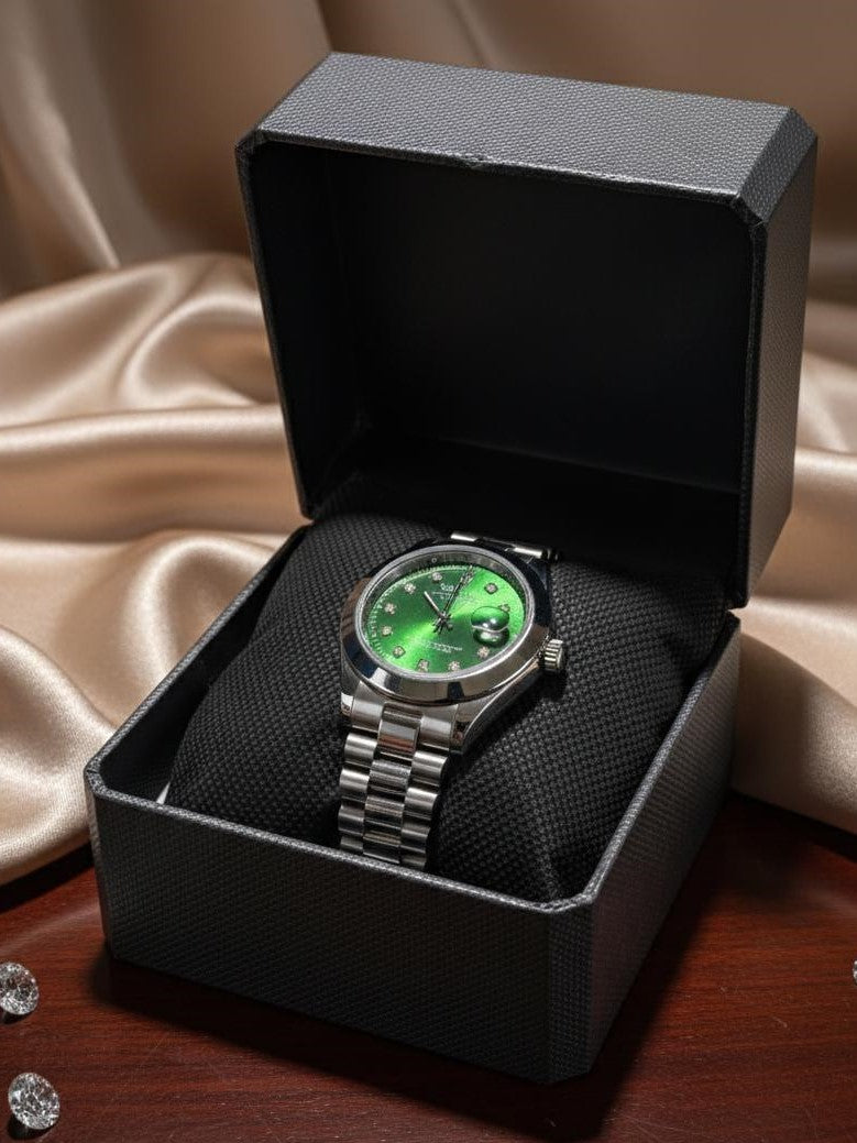 Men’s Luxury Silver Rolex style Datejust Editio