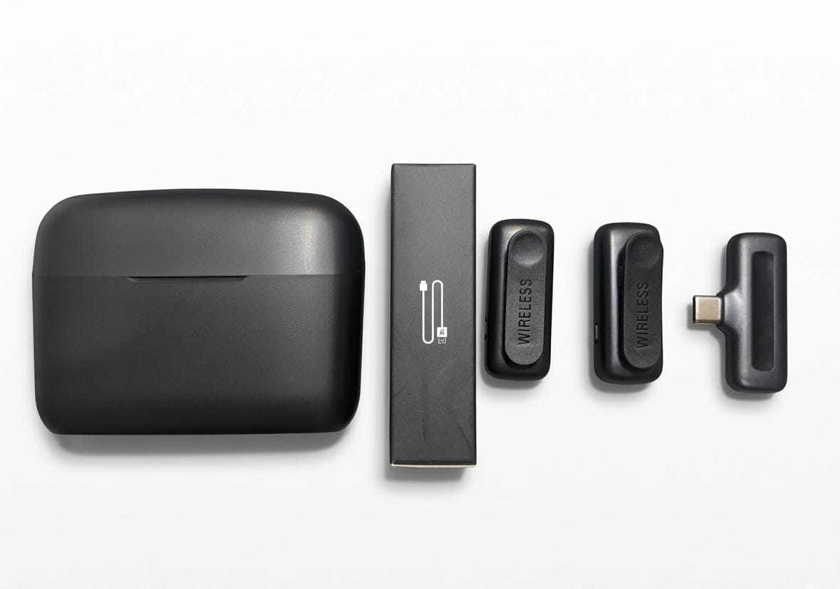 Ultimate Dual Wireless Lavalier Microphone Kit for USB-C Devices