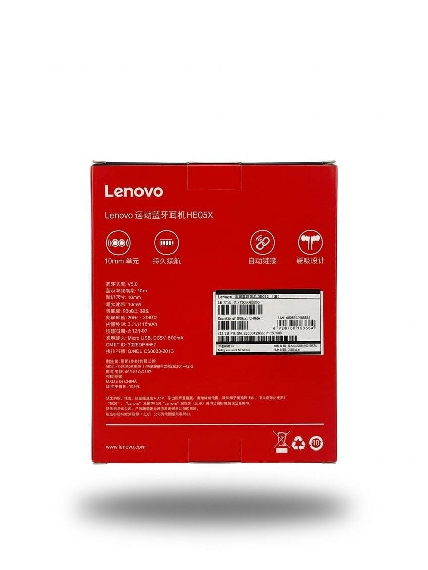 Lenovo HE05X Wireless Sports Neckband