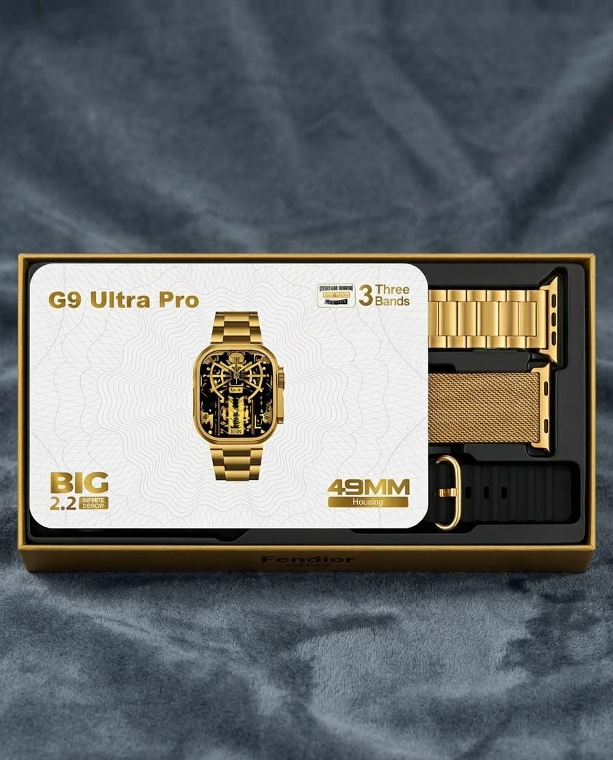 G9 Ultra Pro Gold Edition Smart Watch – The Ultimate Luxury Tech