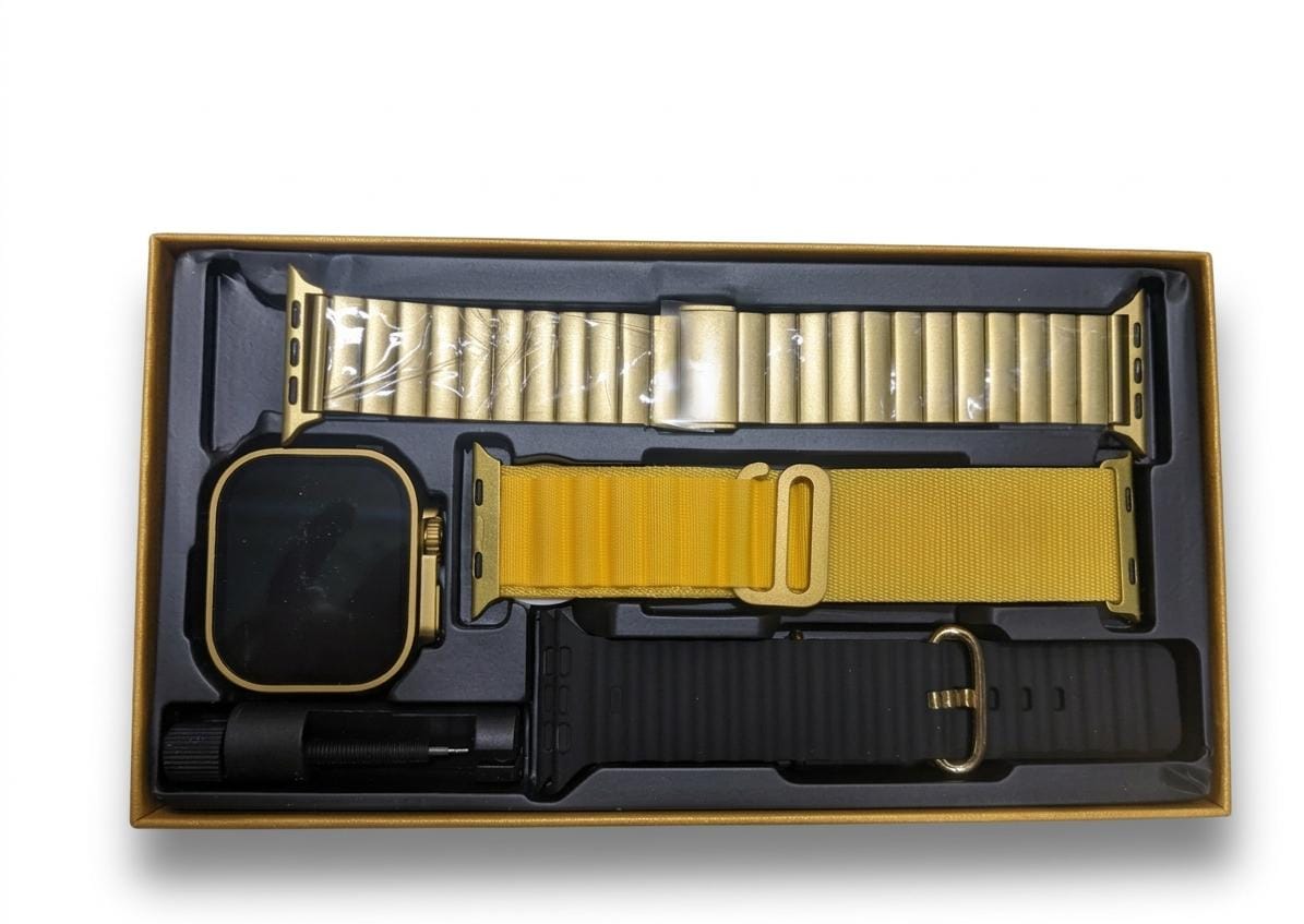 G9 Ultra Pro Gold Edition Smart Watch – The Ultimate Luxury Tech