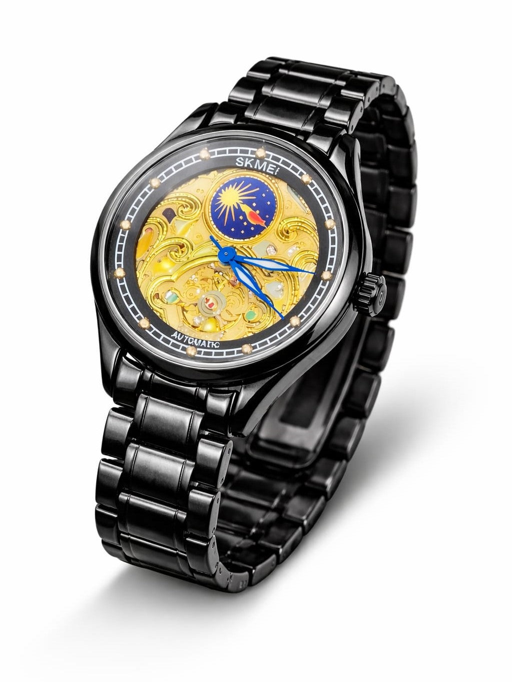 Luxury Men’s Skeleton Automatic Watch | SKMEI M025