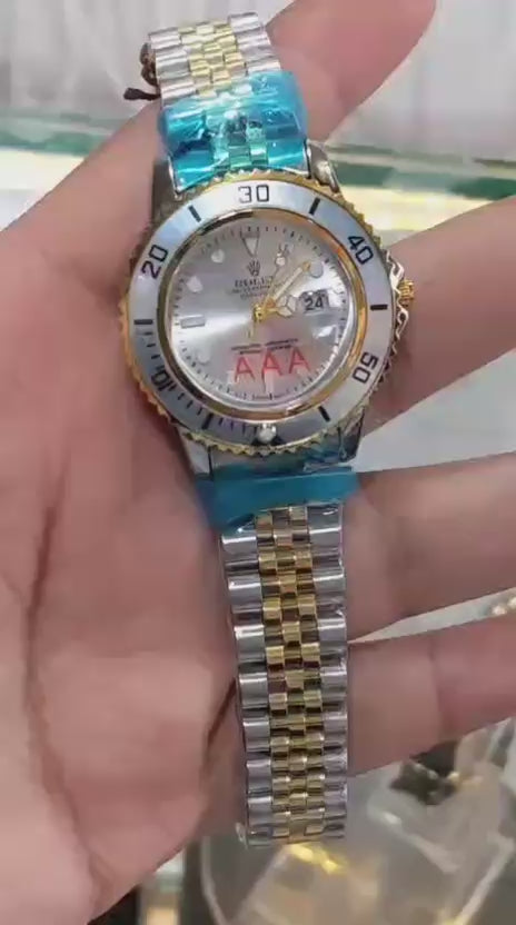 Timeless "Datejust" Rolex Style Ladies' Two-Tone Edition