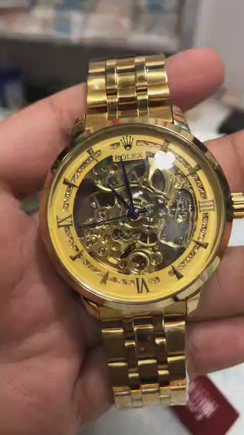 Presidential Gold-Tone Automatic Luxury Watch